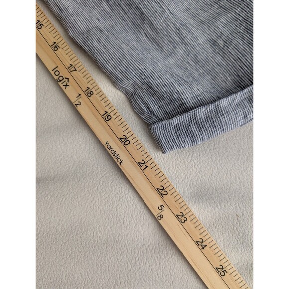 Philosophy Linen Pants Chambray Blue Size Small Mid Rise Summer Spring - Picture 6 of 9